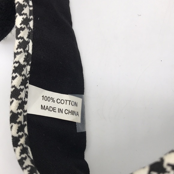 Houndstooth Women’s Velcro Adjustable Visor-100% Cotton - Picture 7 of 9